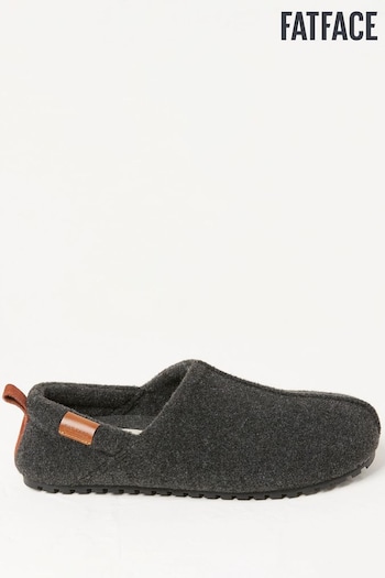 FatFace Grey Frank House Shoes (100166) | £37.50