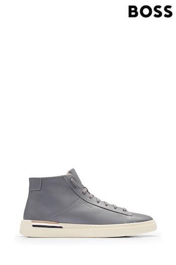 BOSS Grey Clint Hito Trainers (100299) | £199