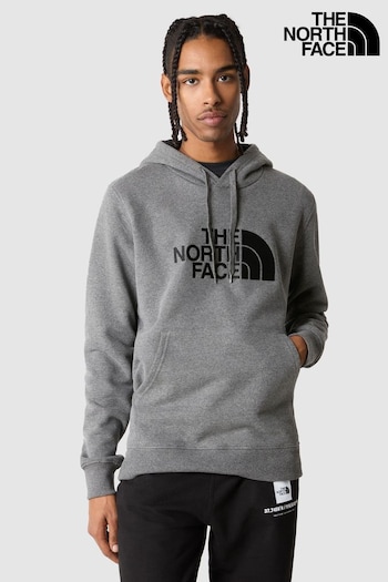 The North Face Grey Mens Light Drew Peak Pullover Hoodie (100591) | £70