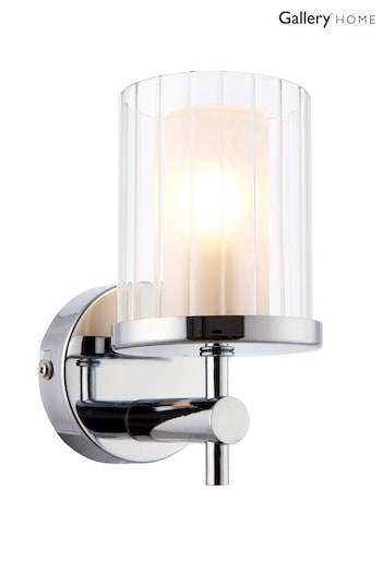 Gallery Home Silver Lola Wall Light (100874) | £29
