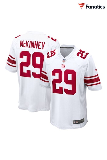 Nike White NFL New York Giants Game Road Jersey - Xavier McKinney (101153) | £105