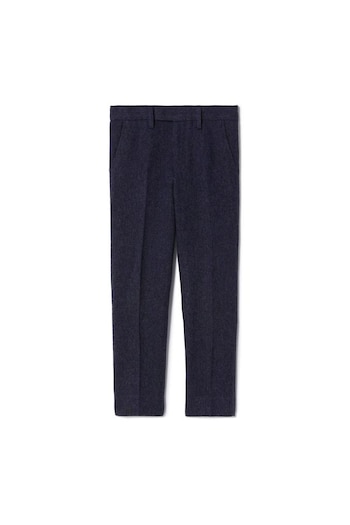 MOSS Boys Blue Donegal Trousers (101155) | £32
