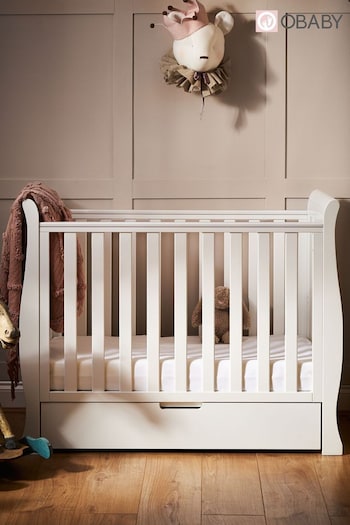 Obaby White Stamford Space Saver Cot Bed (102097) | £235