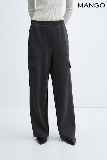 Mango Elastic Waist Cargo Trousers (102108) | £36