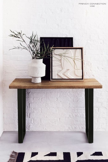 French Connection Natural Mango Wood Laredo Console Table (102270) | £325