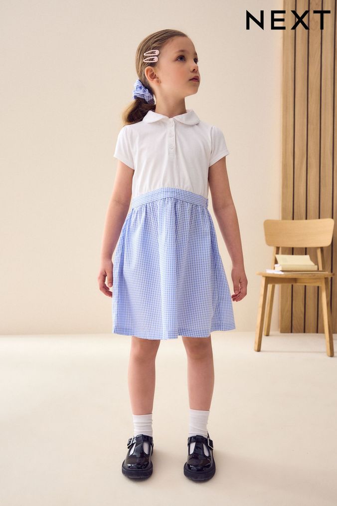 Next girls blue dress best sale