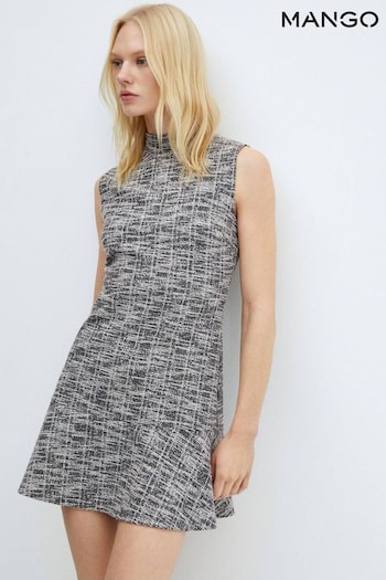 Mango Marbled Tweed Dress (103216) | £46