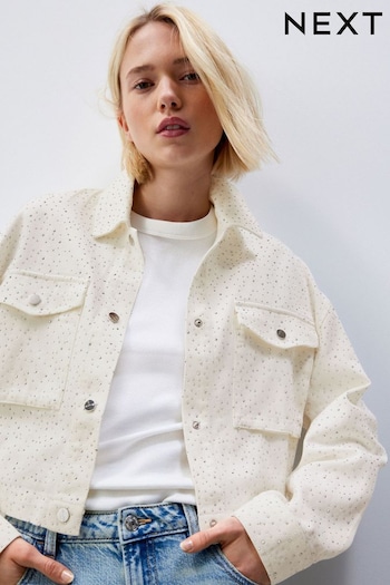 White Western Rhinestone Jacket (103358) | £66