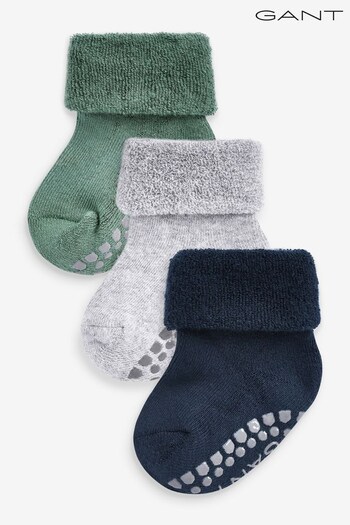 GANT Baby Green Socks Gift Box 3 Pack (103748) | £16