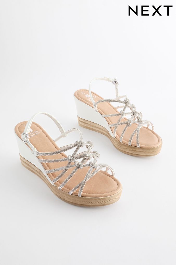 Next women's wedge sandals hotsell