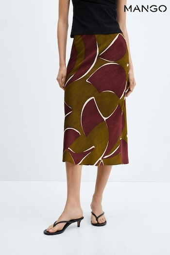 Mango Printed Midi Skirt (104048) | £30