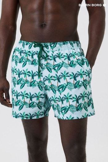 Bjorn Borg Green Print Swim Shorts (104159) | £50