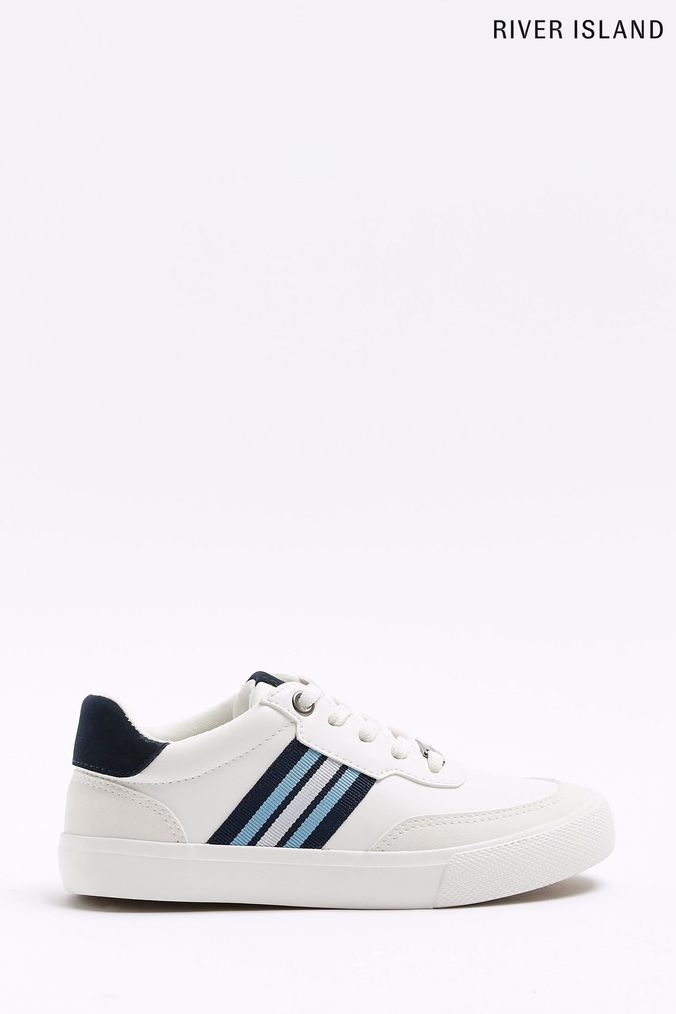 River island 2025 white trainers