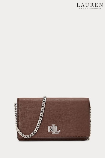 Lauren Ralph Lauren Chain Crossbody Leather Bag (104608) | £179