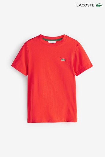 Lacoste Kids Red Sports Breathable T-Shirt (104790) | £30 - £35