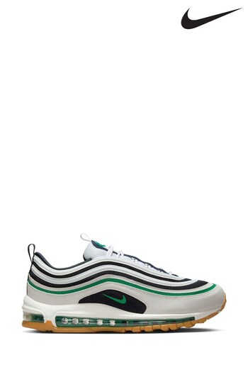 Nike Green/White Air Max 97 Trainers (105275) | £175