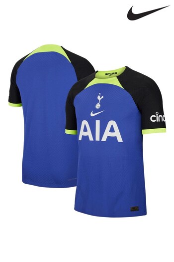 Nike Blue Tottenham Hotspur Away Vapor Match Shirt 2022-23 (105360) | £115