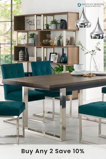 Bentley Designs Natural Tivoli 6 to 10 Seater Extending Dining Table (105842) | £1,060