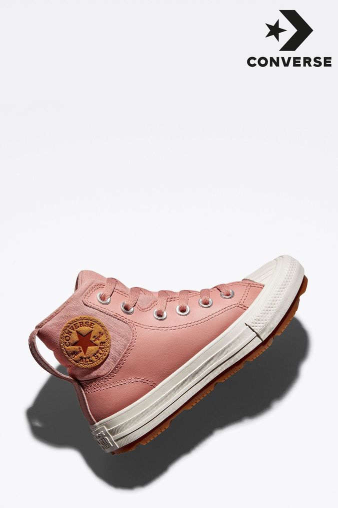 Pink converse sale boots