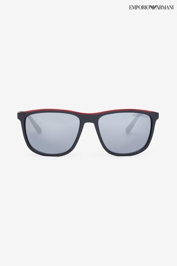 Emporio Armani Matte Black Sunglasses (106173) | £138