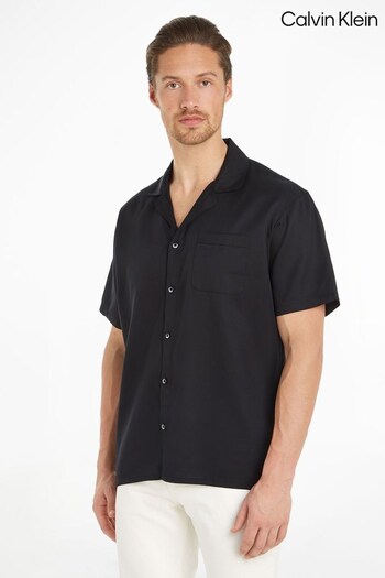Calvin Klein Black Button Down Pyjama Shirt (106499) | £49