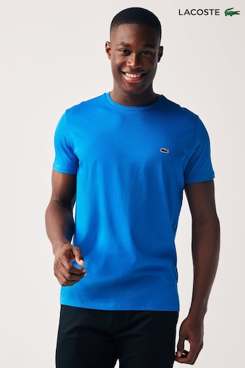 Lacoste Neck Luxury Pima Cotton T-Shirt (106724) | £55