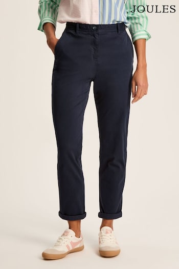 Joules Navy Slim Fit Chino Tyylik Trousers (106781) | £54.95