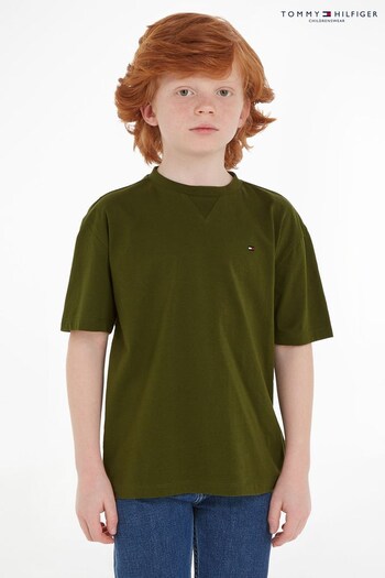 Tommy Hilfiger Kids Green Essential T-Shirt (107104) | £18 - £20