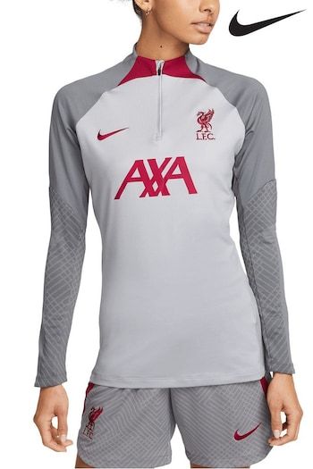 Nike Grey Liverpool Strike Drill Top (107638) | £60