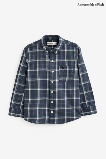 Abercrombie & Fitch Blue Checked Shirt (108138) | £39