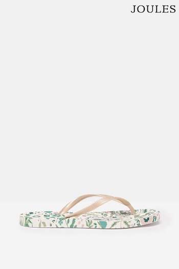 Joules Sunvale Unmarked Floral Printed Flip Flops (108465) | £16.95