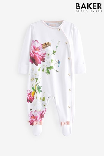 Baker by Ted Baker Floral Sleepsuit and Hat Set (108653) | £22 - £24