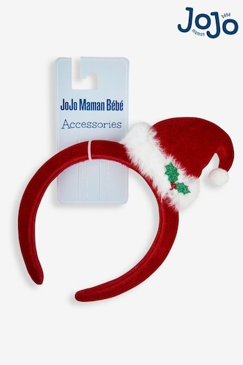 JoJo Maman Bébé Red Novelty Christmas Headband (108689) | £8.50