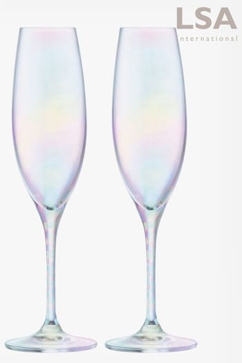LSA International Polka Champagne Flutes Set of 2 (108840) | £32