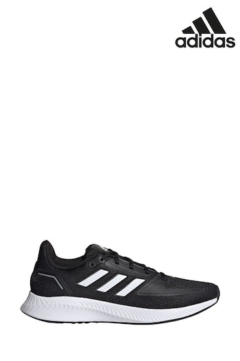 adidas Black/White Run Falcon 2 Trainers (109357) | £45