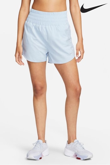 Nike Light Blue Dri-FIT One Ultra High Waisted 3 Brief Lined Shorts (109658) | £38