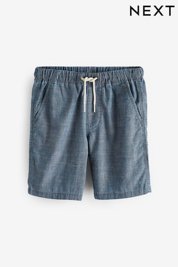 Chambray Blue Single Pull-On Shorts (3-16yrs) (109881) | £7 - £12