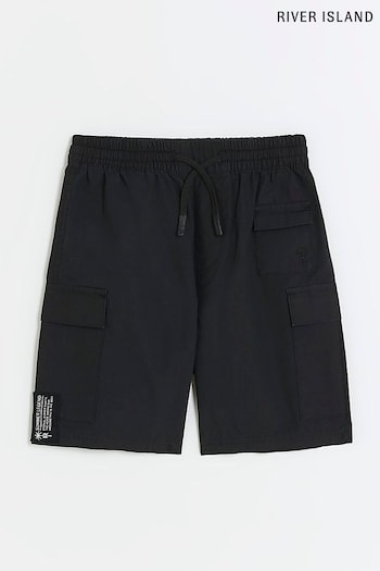 River Island Black Boys Cargo Shorts (110306) | £16 - £24