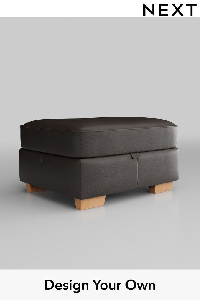 Next shop leather footstool