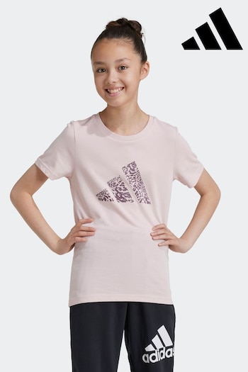 adidas Pink Training Graphic T-Shirt (110471) | £18