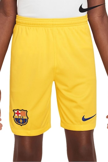 Nike bella Orange Barcelona Fourth 2023-24 Stadium Shorts (110710) | £33