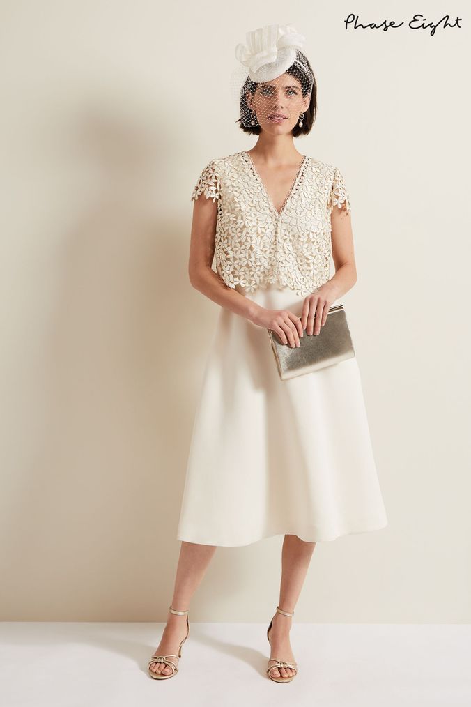 Next cream shop lace dress