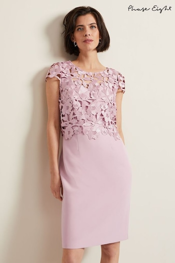 Phase Eight Pink Tallula Lace Dress (111130) | £169