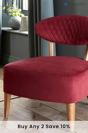 Bentley Designs Red Margot Casual Chair (111493) | £200