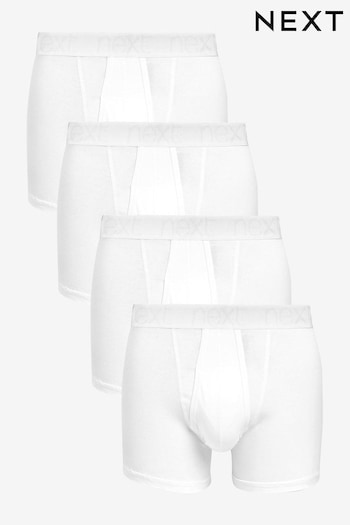 White 4 pack A-Front Boxers (111556) | £22