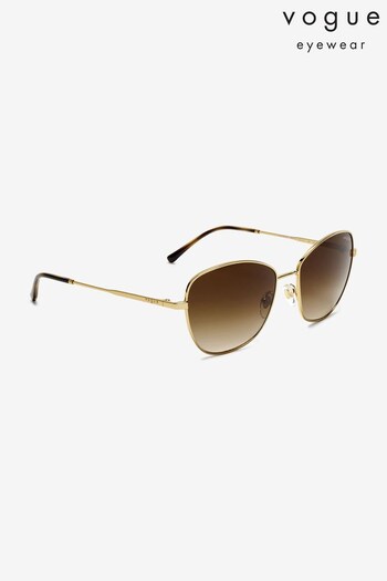Vogue Gold Sunglasses (111642) | £39