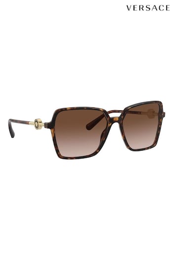 Versace Brown Enamel Medusa steampunk Sunglasses (111775) | £204