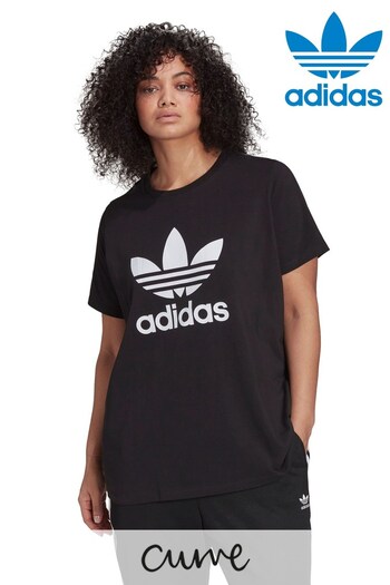 adidas Originals Curve Trefoil T-Shirt (112096) | £25