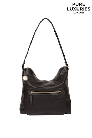 Pure Luxuries London Tenley Leather Shoulder Bag (112292) | £59