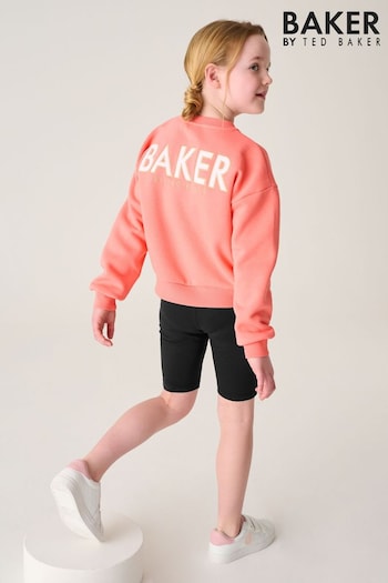 Baker by Ted Baker Apricot Pink Sweater And Cycling Shorts Set (112485) | £32 - £37